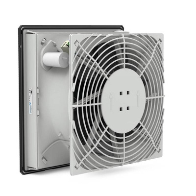 Pfannenberg PF 66.000 Series Filter Fan, 400 V ac, AC Operation, 640m³/h Filtered, 1741m³/h Unimpeded, IP54, 320 x 320mm