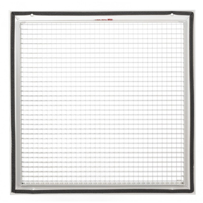RS PRO Brown Aluminium Louvre, Parallel Slat, 501 x 501mm