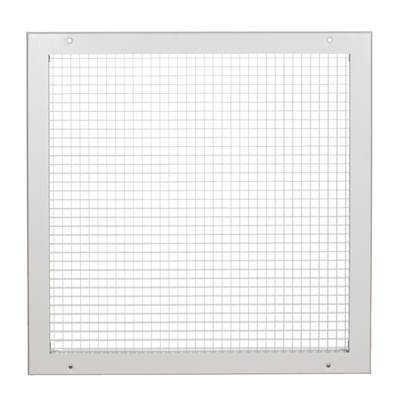 RS PRO Brown Aluminium Louvre, Parallel Slat, 501 x 501mm