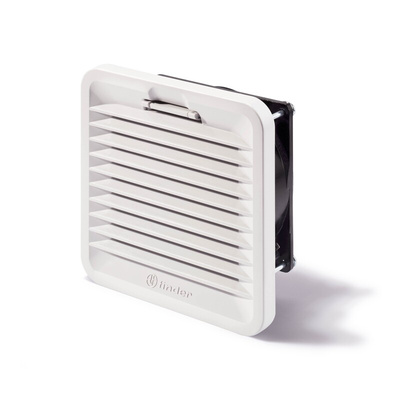 Finder 7F Series Filter Fan, 120 V ac, AC Operation, 24m³/h Filtered, IP54, 120 x 120mm