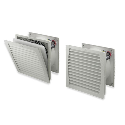 nVent SCHROFF EF Series Filter Fan, 230 V ac, ac Operation, 445m³/h Filtered, 640m³/h Unimpeded, IP54, 292 x 292mm