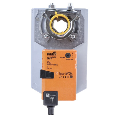 Open/Close Damper Actuator, 40Nm, 24 V ac/dc