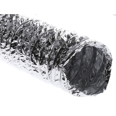 RS PRO PVC Reinforced Aluminium Foil Ducting, 150mm Diameter, 3m Length