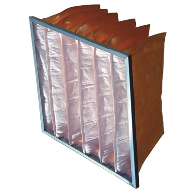 RS PRO Polypropylene Bag Filter, F6, M5 Grade, 11 MERV Rating, 592 x 592 x 350mm