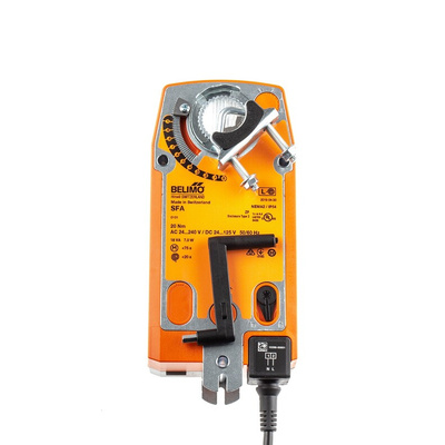 Open/Close Damper Actuator, 20Nm, 19.2 → 264 V ac, 21.6 → 137.5 V dc
