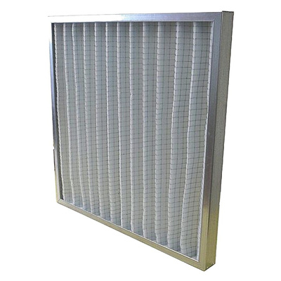 RS PRO PET Pleated Panel Filter, G4 Grade, 592 x 592 x 45mm