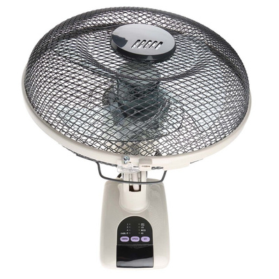 Vent-Axia Wall Fan 300mm blade diameter 3 speed with plug: Type G - British 3-pin