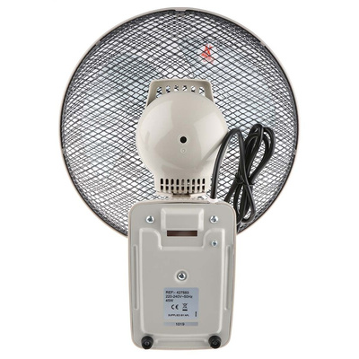 Vent-Axia Wall Fan 300mm blade diameter 3 speed with plug: Type G - British 3-pin