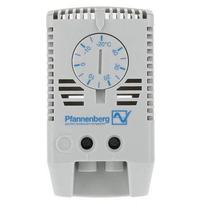 Pfannenberg FLZ NO Enclosure Thermostat, 120 V ac, -20 → +40 °C