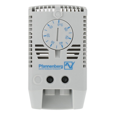 Pfannenberg FLZ NO Enclosure Thermostat, 120 → 240 V ac, 0 → +60 °C