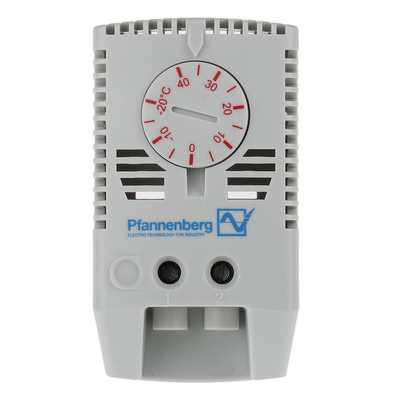 Pfannenberg FLZ NC Enclosure Thermostat, 240 V ac, -20 → +40 °C