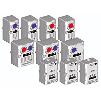 Schneider Electric ClimaSys CC 1NO/1NC Enclosure Thermostat, 250 V, +5 → +60 °C