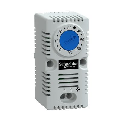 Schneider Electric ClimaSys CC NO Enclosure Thermostat, 250 V, 0 → +60 °C