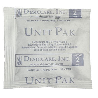 SCS Humidity Indicating Desiccator, 2PLDES, Silica Gel, 66g
