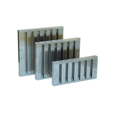 RS PRO Baffle Grease Filter, 495 x 495 x 45mm