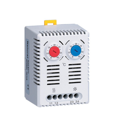 RS PRO NC, NO Thermostats, 10A, -10°C to +80°C