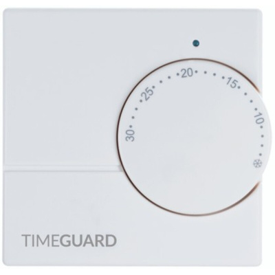 Theben / Timeguard Programastat Plus SPST Thermostats, 6A, 230 V ac, 0 → 40 °C