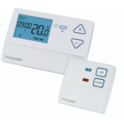 Theben / Timeguard Programastat Plus NC, NO Thermostats, 3A, 230 V ac, 0 → 40 °C