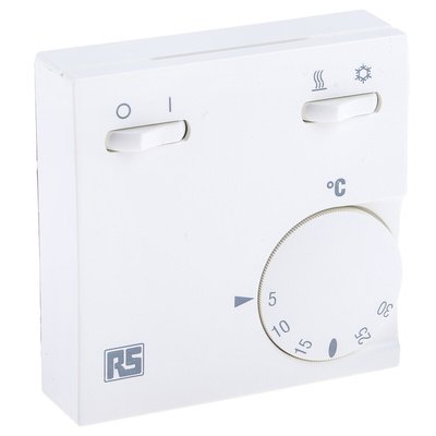 RS PRO Changeover Thermostats, 2A, 230 V ac, +5 → +30 °C