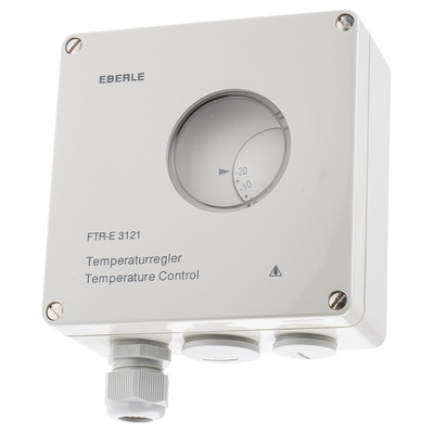 Eberle Changeover Thermostats, 2A, 230 V ac, -20 → +35 °C