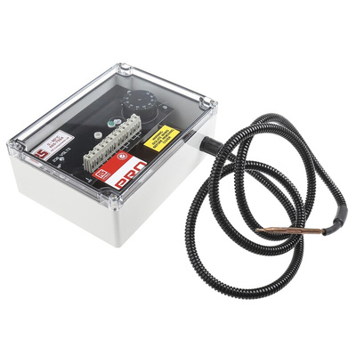 RS PRO Trace Heating Thermostat 75mm x 200mm x 150mm, 0 → +90 °C