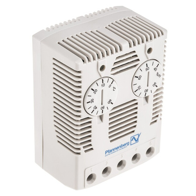 Hygrostat, 40 → 90%RH, 230 V ac/dc
