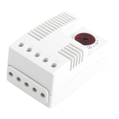 Hygrostat, Adjustable, 40 → 90%RH, 230 V ac, DIN Rail