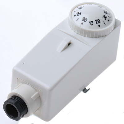 RS PRO Changeover Thermostats, 2.5A, +10 → +90 °C