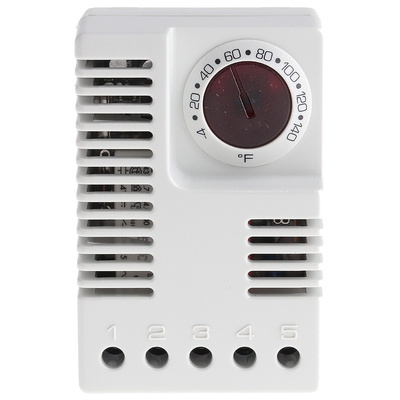 STEGO Changeover Thermostats, 1.6A, 120 V ac, -4 → +140 °F