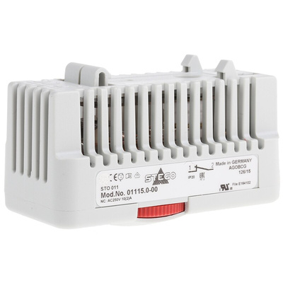 STEGO NC Enclosure Thermostat, 250 V ac