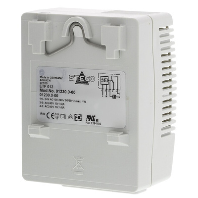 Hygrostat, 50 → 90%RH, 100 → 240 V ac