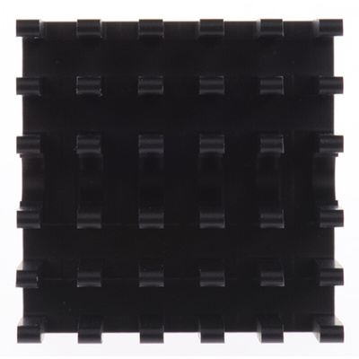 Heatsink, Universal Square Alu, 23.4K/W, 23 x 23 x 18mm, Adhesive Foil