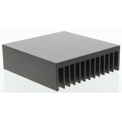 Heatsink, Universal Square Alu, 1.79°C/W, 101.6 x 101.6 x 31.75mm