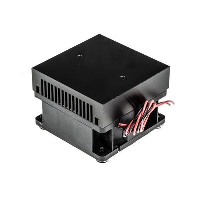 Heatsink, Universal Square Alu with fan, 0.5K/W, 60 x 60 x 47mm