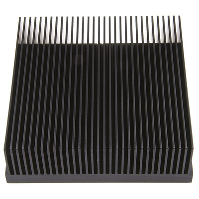 Heatsink, Universal Rectangular Alu, 0.6K/W, 100 x 101.6 x 32mm