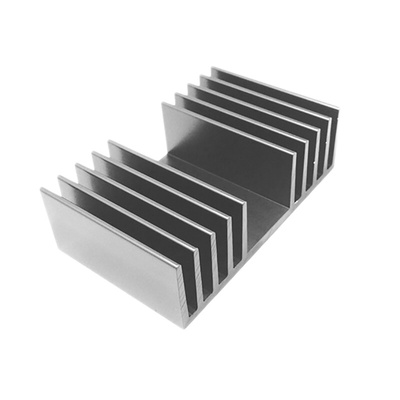 Heatsink, Universal Rectangular Alu, 1K/W, 100 x 120 x 37mm