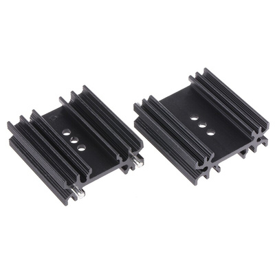 Heatsink, 10.2K/W, 12.5 x 34.5 x 38mm, Solder