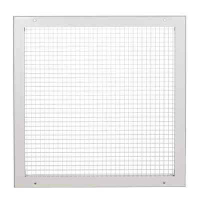 RS PRO White Aluminium Grille, Eggcrate Slat, 487 x 487mm