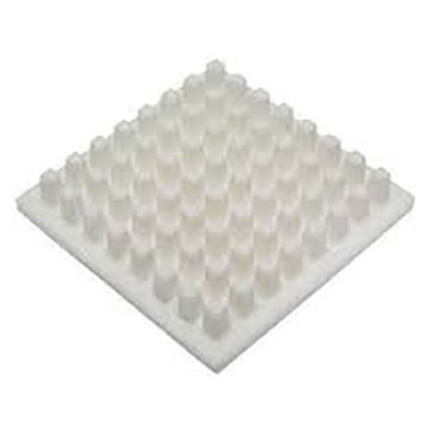 Heatsink, Universal Square Ceramic, 2.4 °C/W @ 400 lfm, 5.2 °C/W @ 100 lfm, 60 x 60 x 15mm, Adhesive, Screw