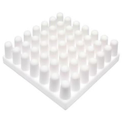 Heatsink, Universal Square Ceramic, 33.4 °C/W @ 400 lfm, 58.9 °C/W @ 100 lfm, 13 x 13 x 6mm, Adhesive, Screw