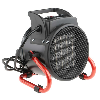 RS PRO 2kW Fan Fan Heater, Floor Mounted, Type G - British 3-pin