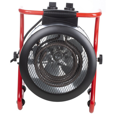 RS PRO 3kW Fan Industrial Heater, Floor Mounted, Type C - European Plug