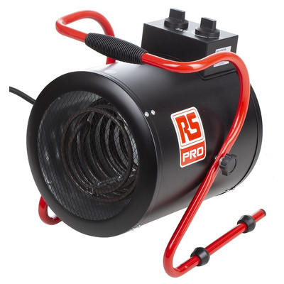RS PRO 5kW Fan Industrial Heater, Floor Mounted, 415 V BS4343/IEC60309
