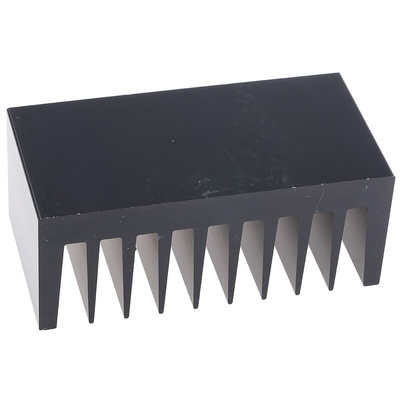 Heatsink, Universal Rectangular Alu, 1.75K/W, 50 x 100 x 40mm