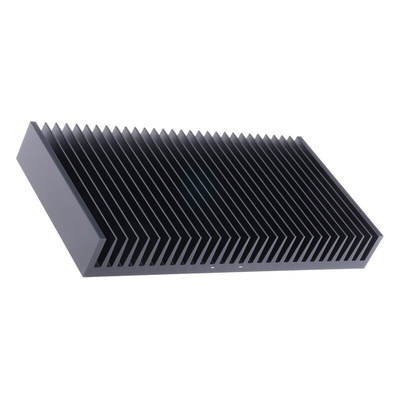 Heatsink, Universal Rectangular Alu, 0.35K/W, 150 x 300 x 40mm