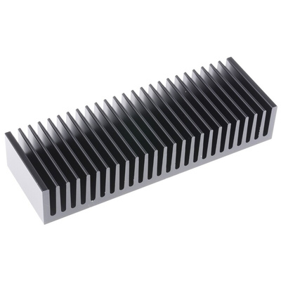 Heatsink, Universal Rectangular Alu, 1.7K/W, 50 x 150 x 27mm