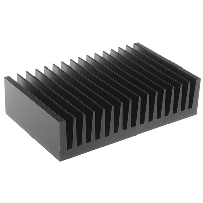 Heatsink, Universal Rectangular Alu, 0.9K/W, 100 x 160 x 40mm