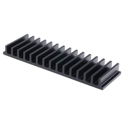 Heatsink, Universal 19" Alu, 2.5K/W, 50 x 159 x 15mm, Clamp