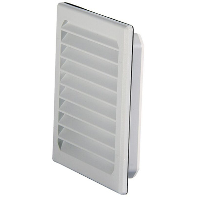 Siemens Plastic Vent Grille, Parallel Slat, 105 x 105mm