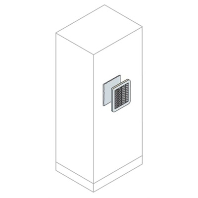 ABB Grey PC Grille, 250 x 250mm